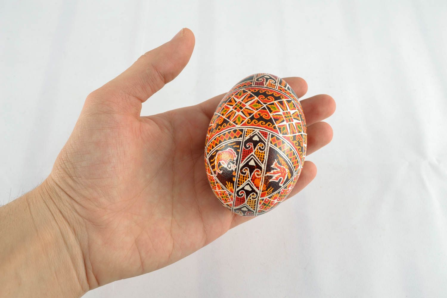 Easter egg with handmade painting photo 4