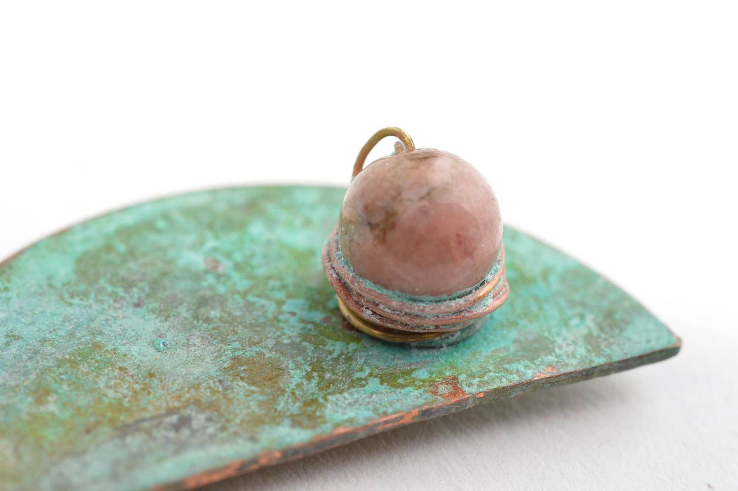 Copper jewelry unusual earrings gift ideas copper accessory designer earrings photo 5
