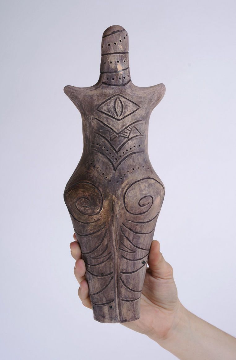Estatueta de cerâmica guarda foto 5