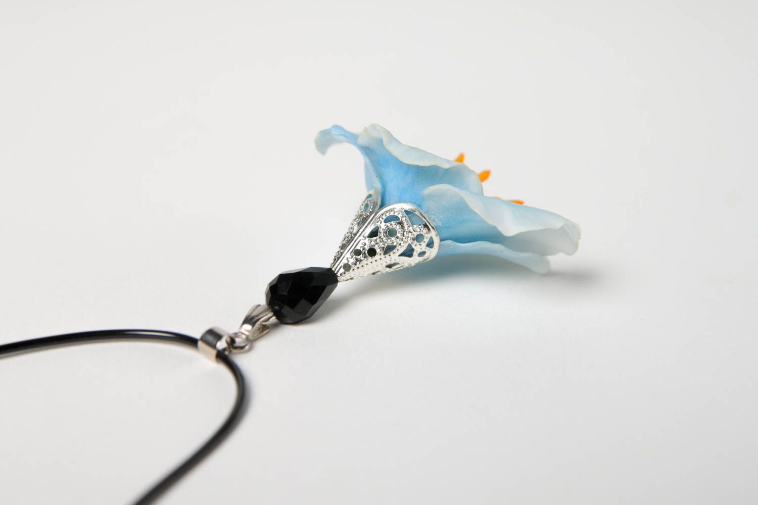 Handmade pendant designer pendants unusual gift clay pendant for girls photo 3
