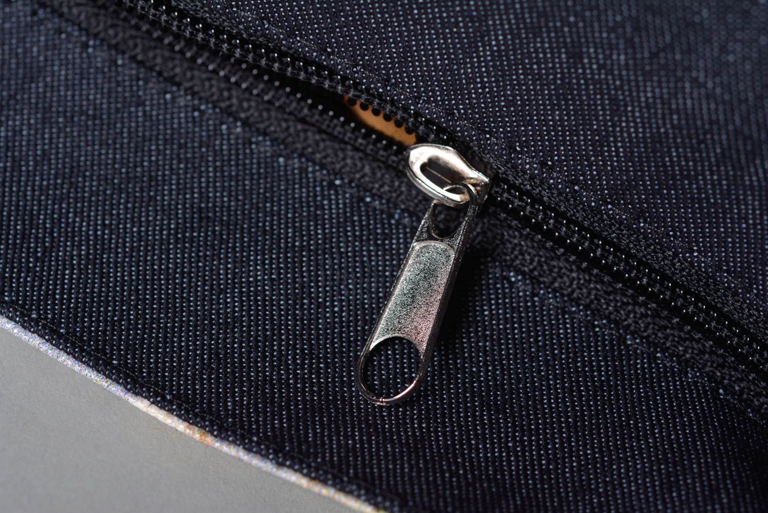 Handmade Jeans Tasche Stoff Beutel bunte Stofftasche Damen Accessoire  foto 5