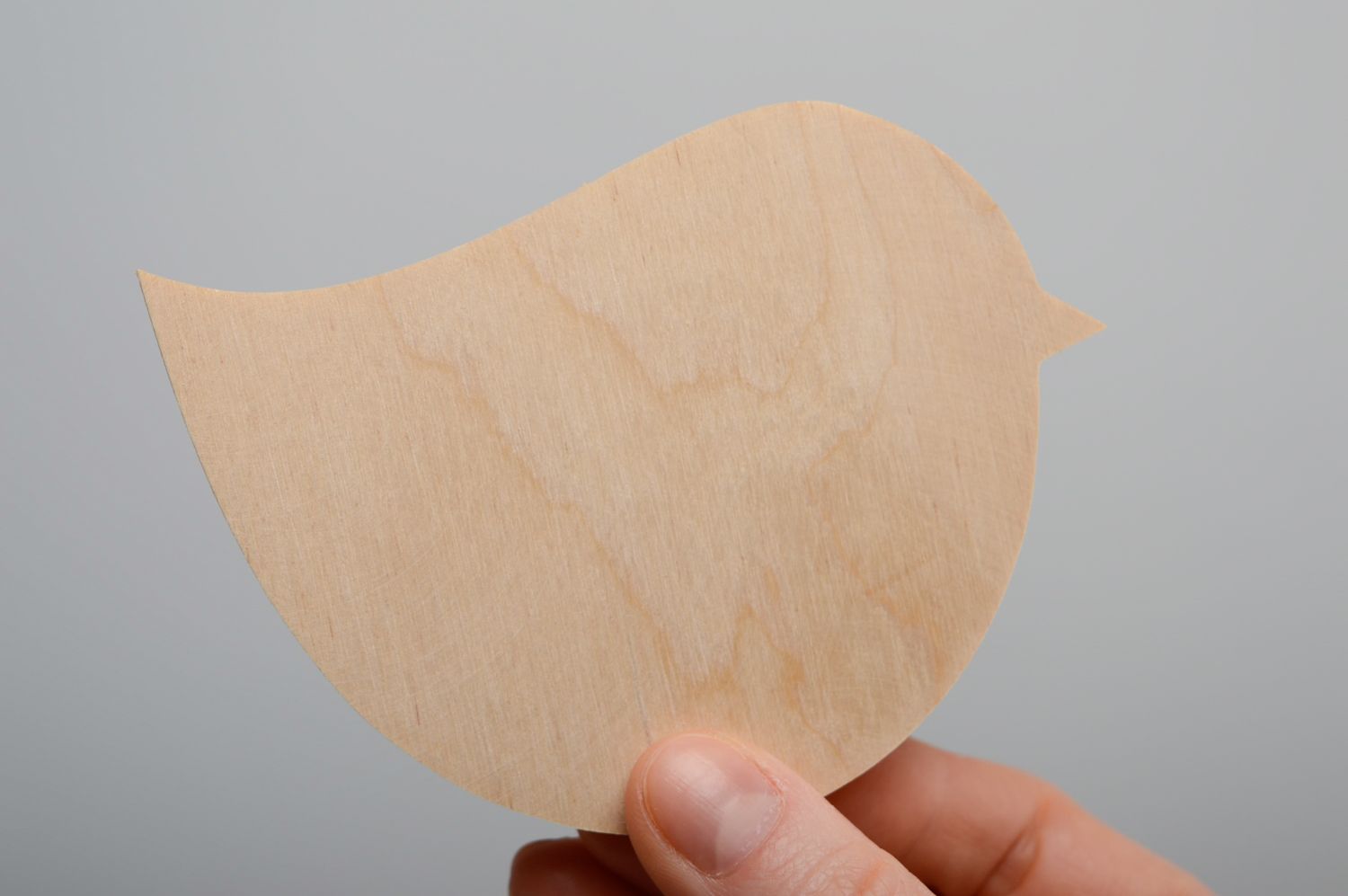 Holz Figur Vogel zum Bemalen foto 3