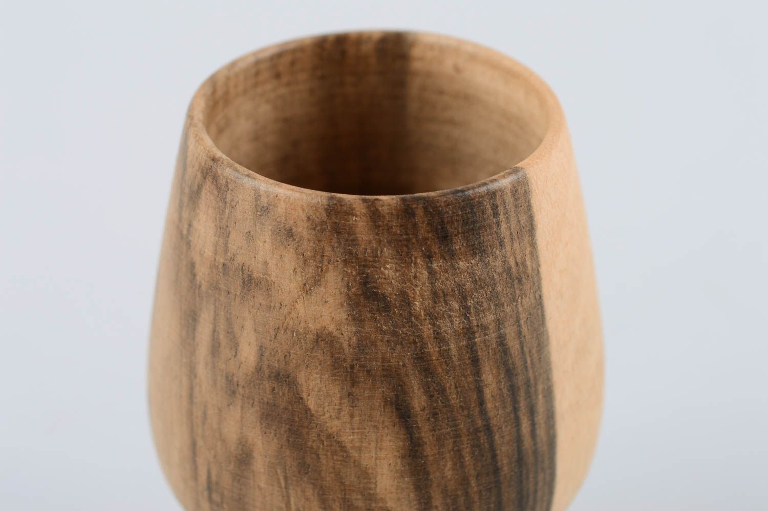 Vaso de chupito artesanal vajilla moderna de madera regalo original para amigo foto 4