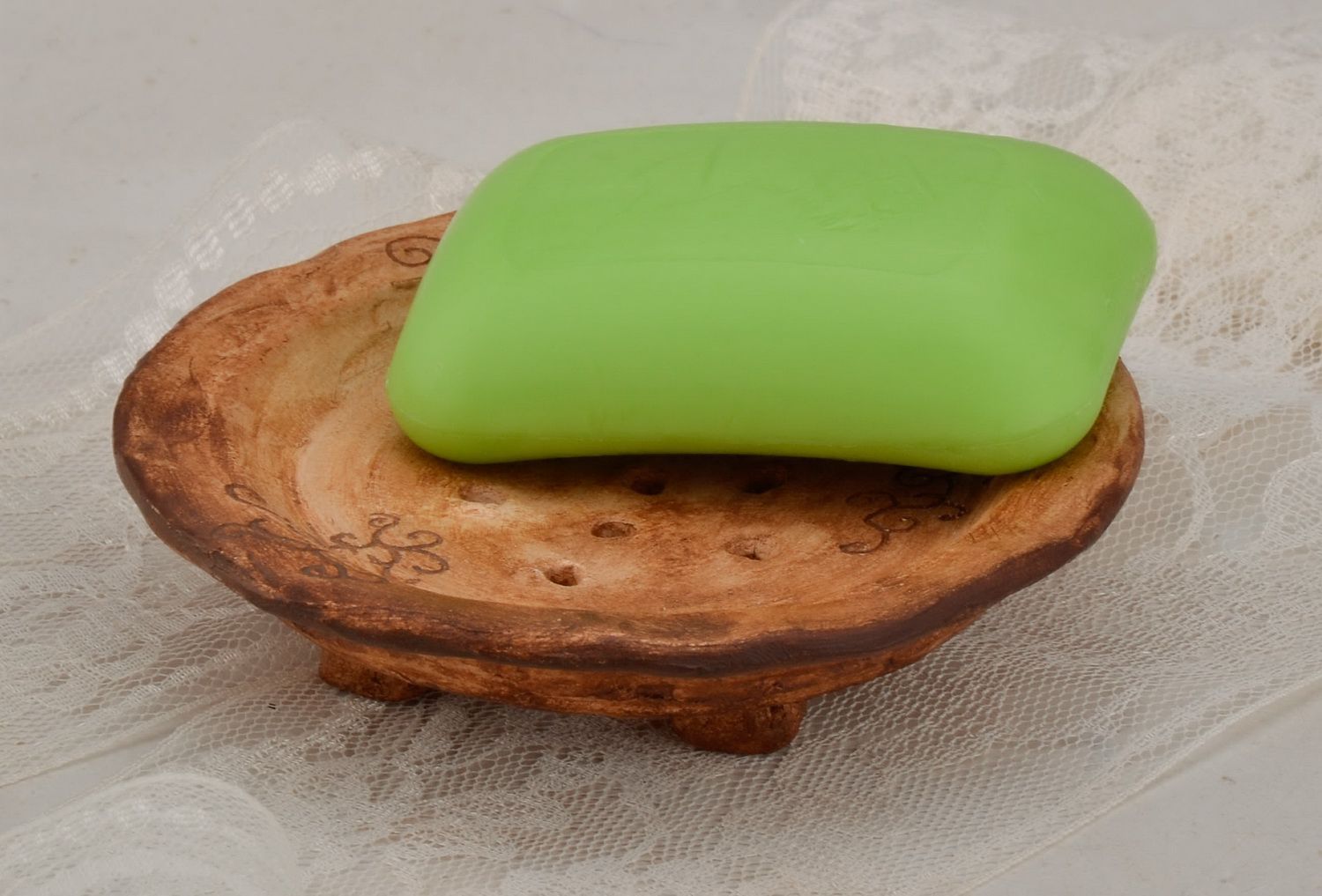 Handmade soap dish photo 4