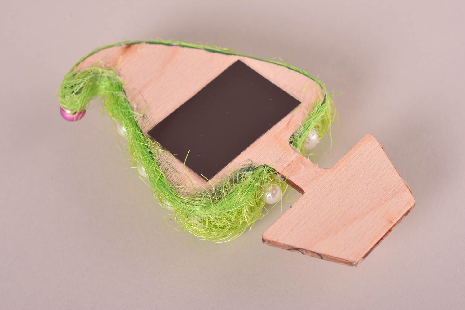 Designer Geschenk handmade Magnet für Kühlschrank Holz Magnet Küchen Deko Baum foto 5