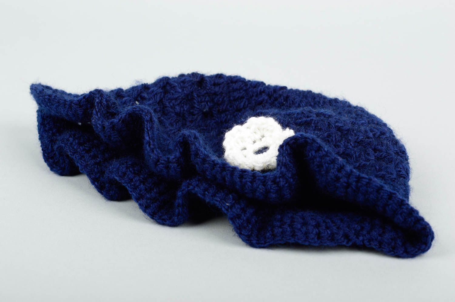 Unusual handmade crochet hat for kids head accessories for girls crochet ideas photo 3