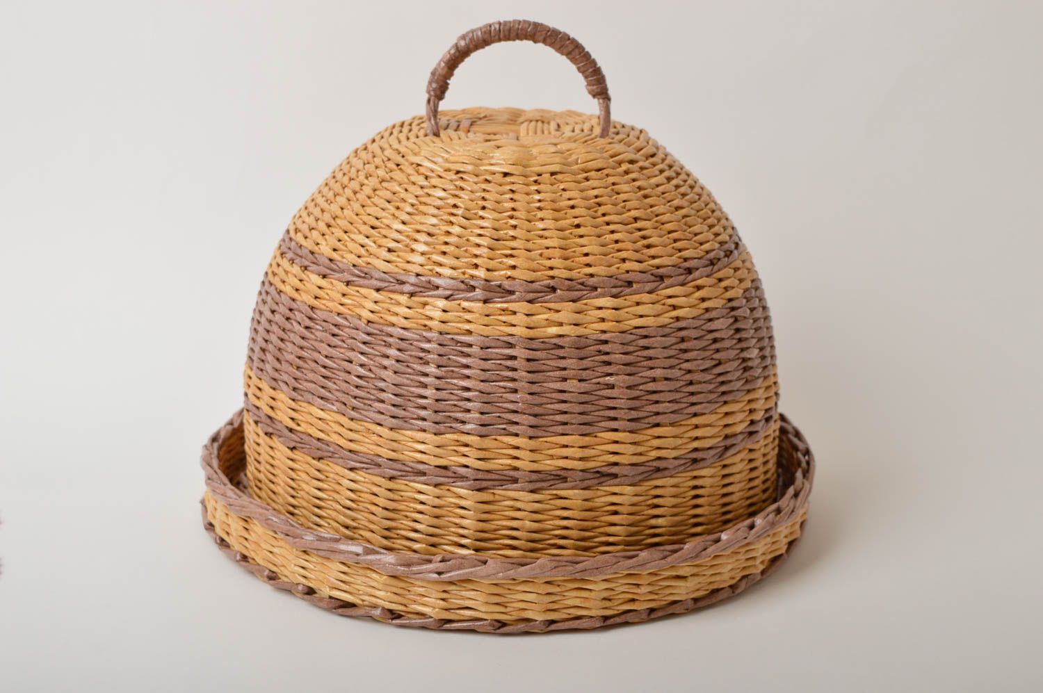 Handmade kitchen basket for bread wicker basket for kitchen home decor ideas photo 2