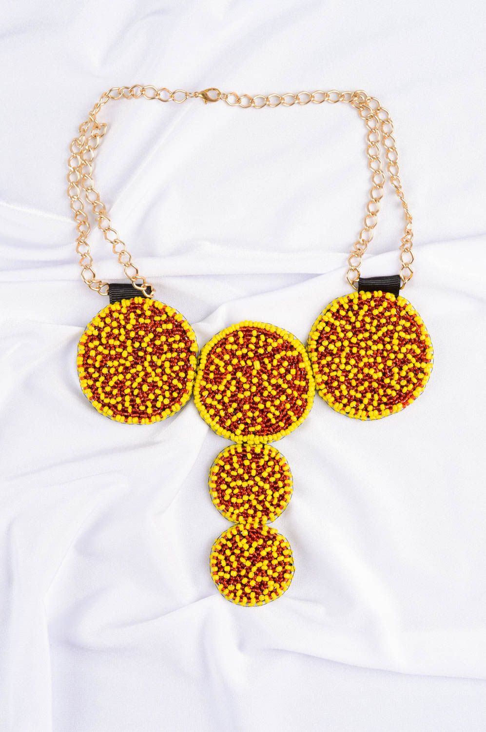 Collar de abalorios elegante de verano bisuteria artesanal regalo para mujer foto 1