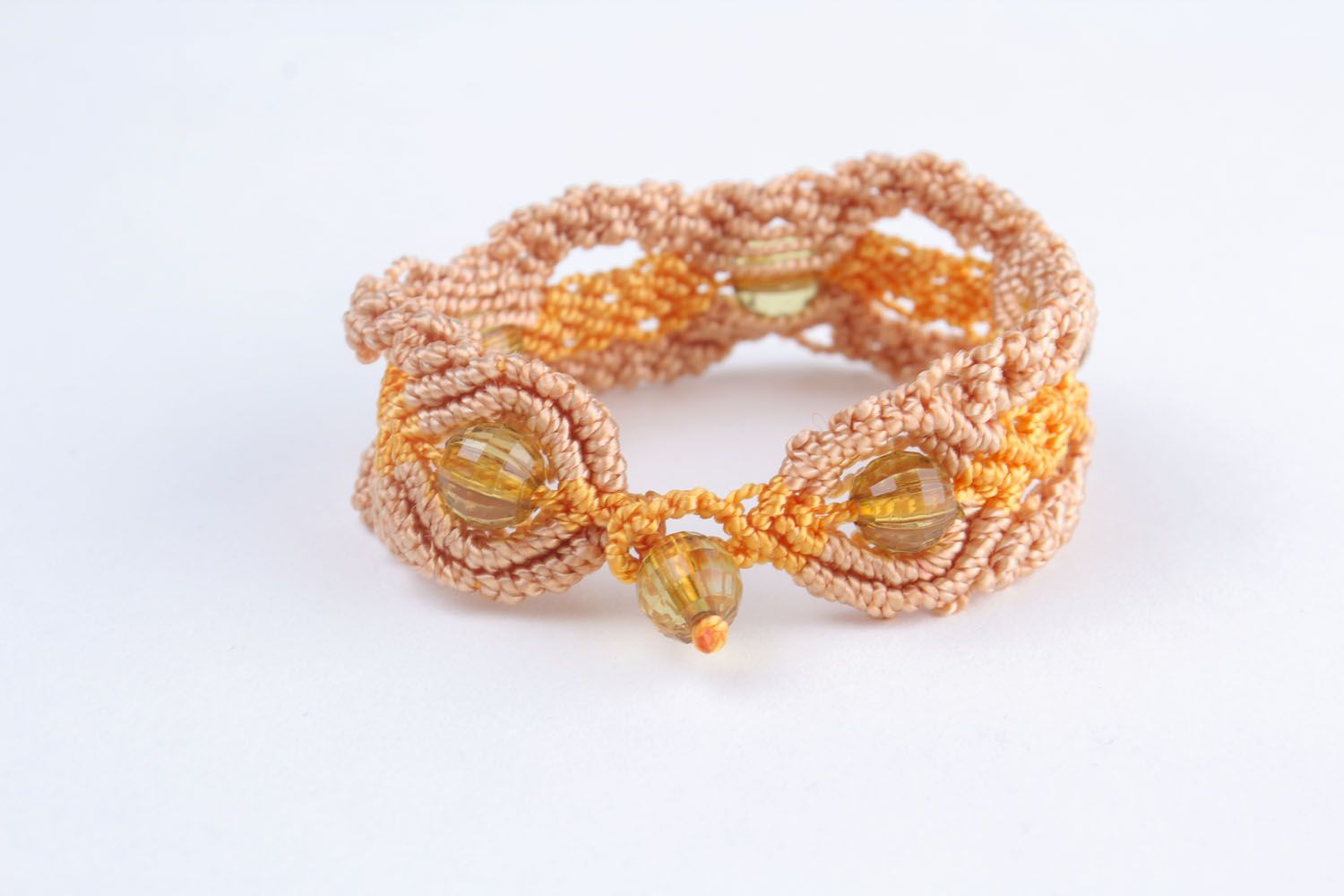 Homemade woven bracelet photo 3