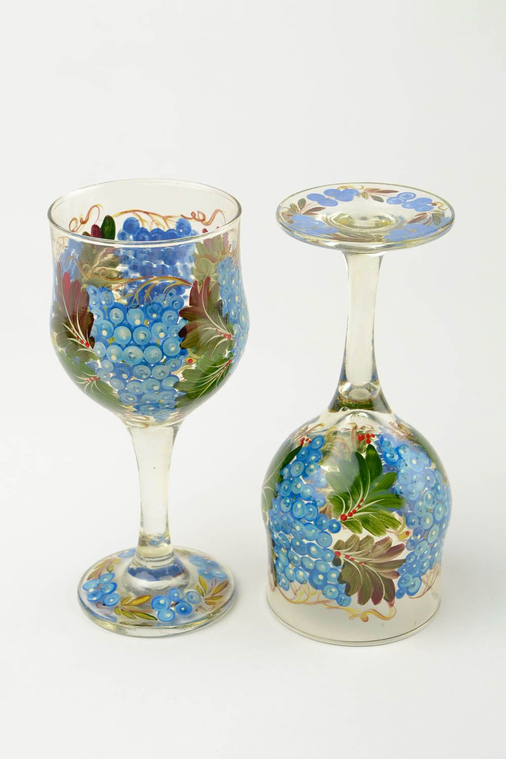 Copas de vidrio hechas a mano accesorio para bar copas de cristal decoradas foto 3