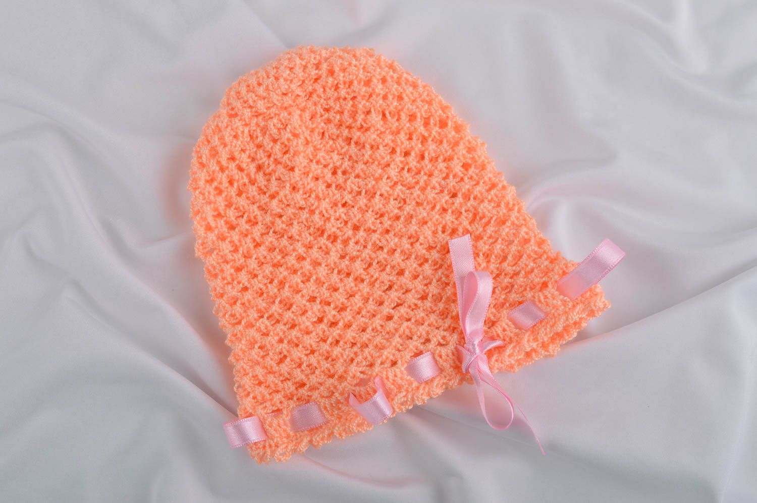 Kids clothing handmade crocheted hats for children hat for girl openwork hats photo 1