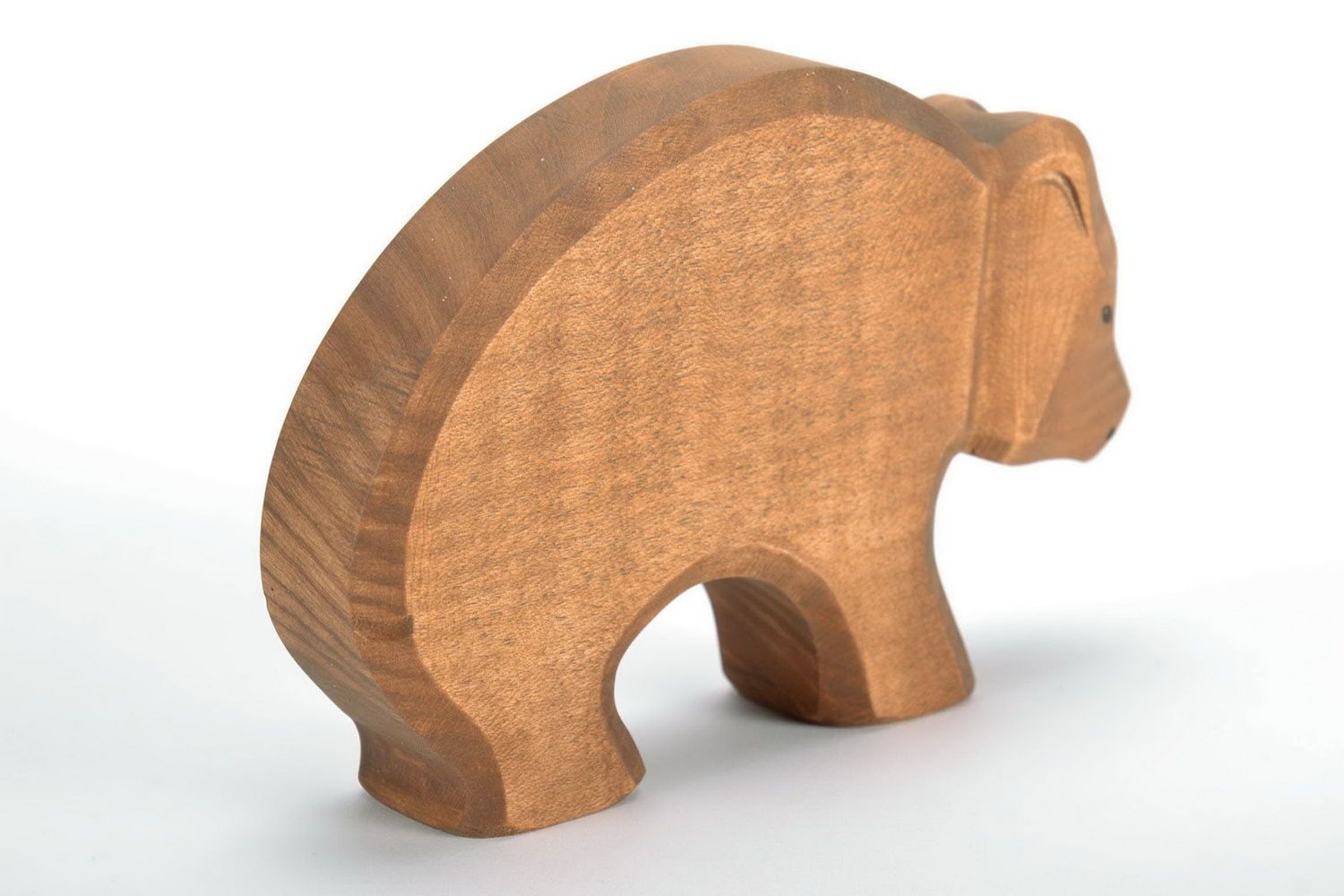 Estatueta de madeira Urso marrom foto 4