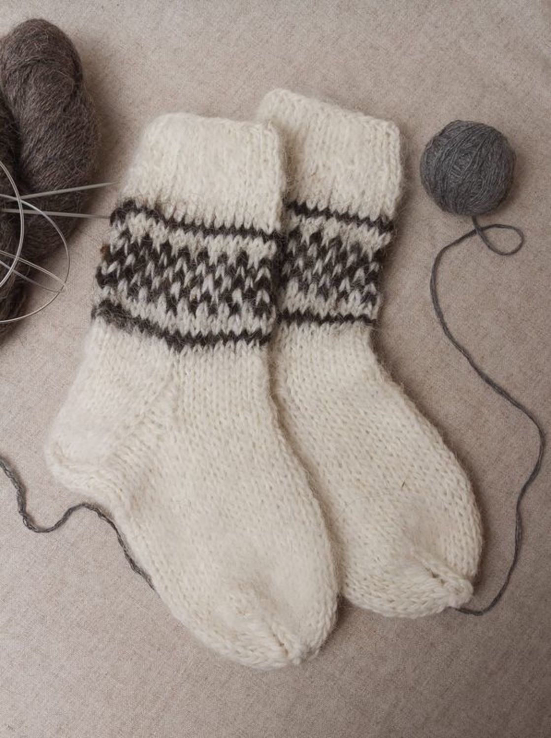 Men's socks made of wool photo 1
