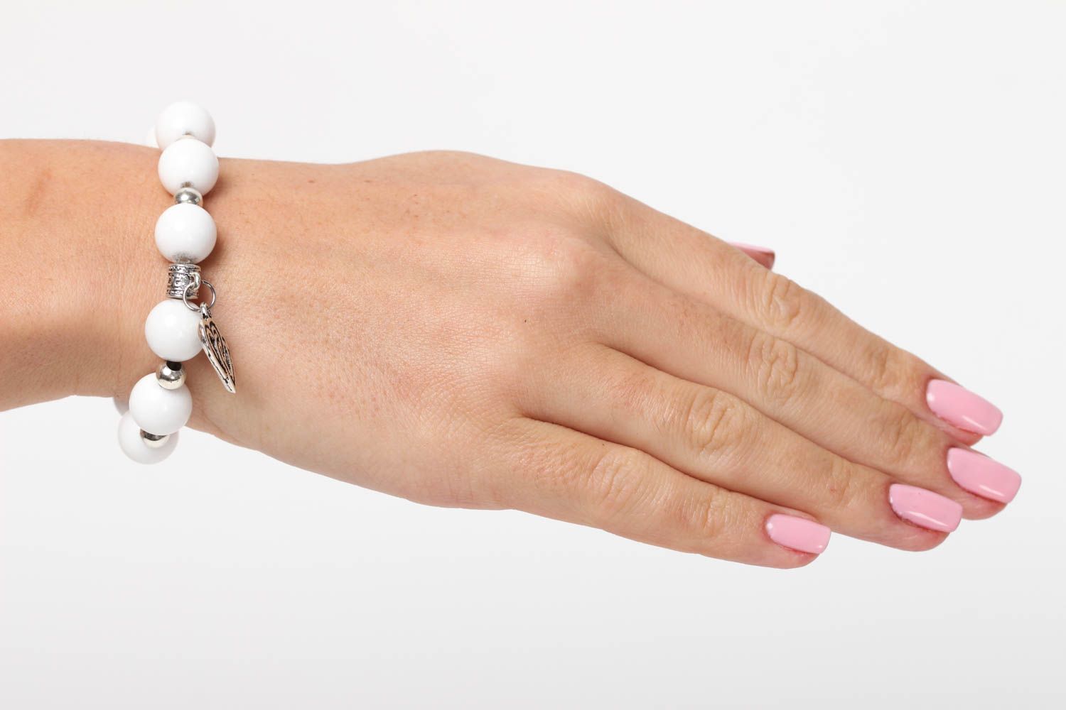 Agate jewelry handmade bracelet with natural stones fashion designer bracelet photo 5