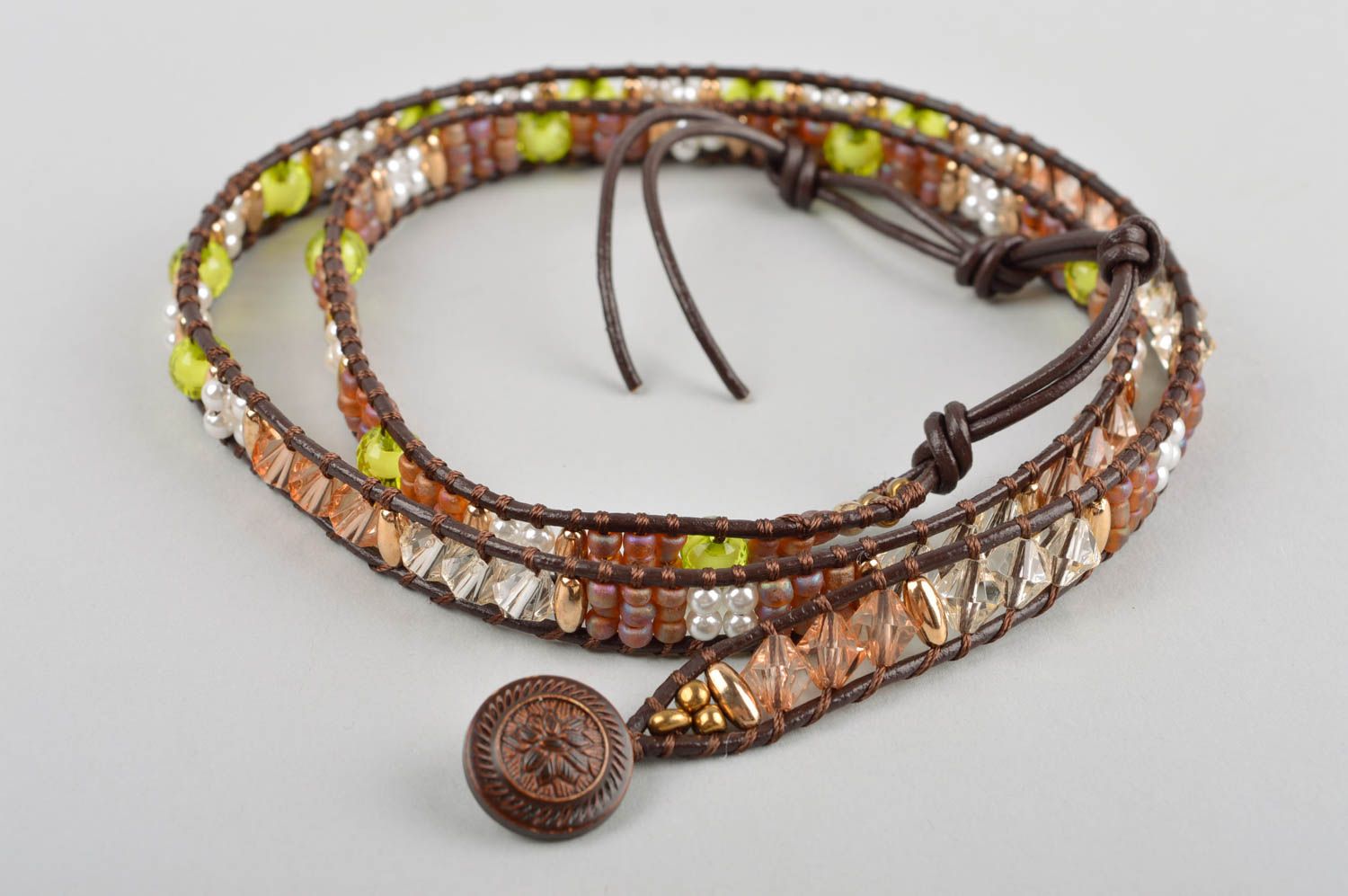 Handmade bracelet designer jewelry wrap bracelet fashion accessories cool gifts photo 3
