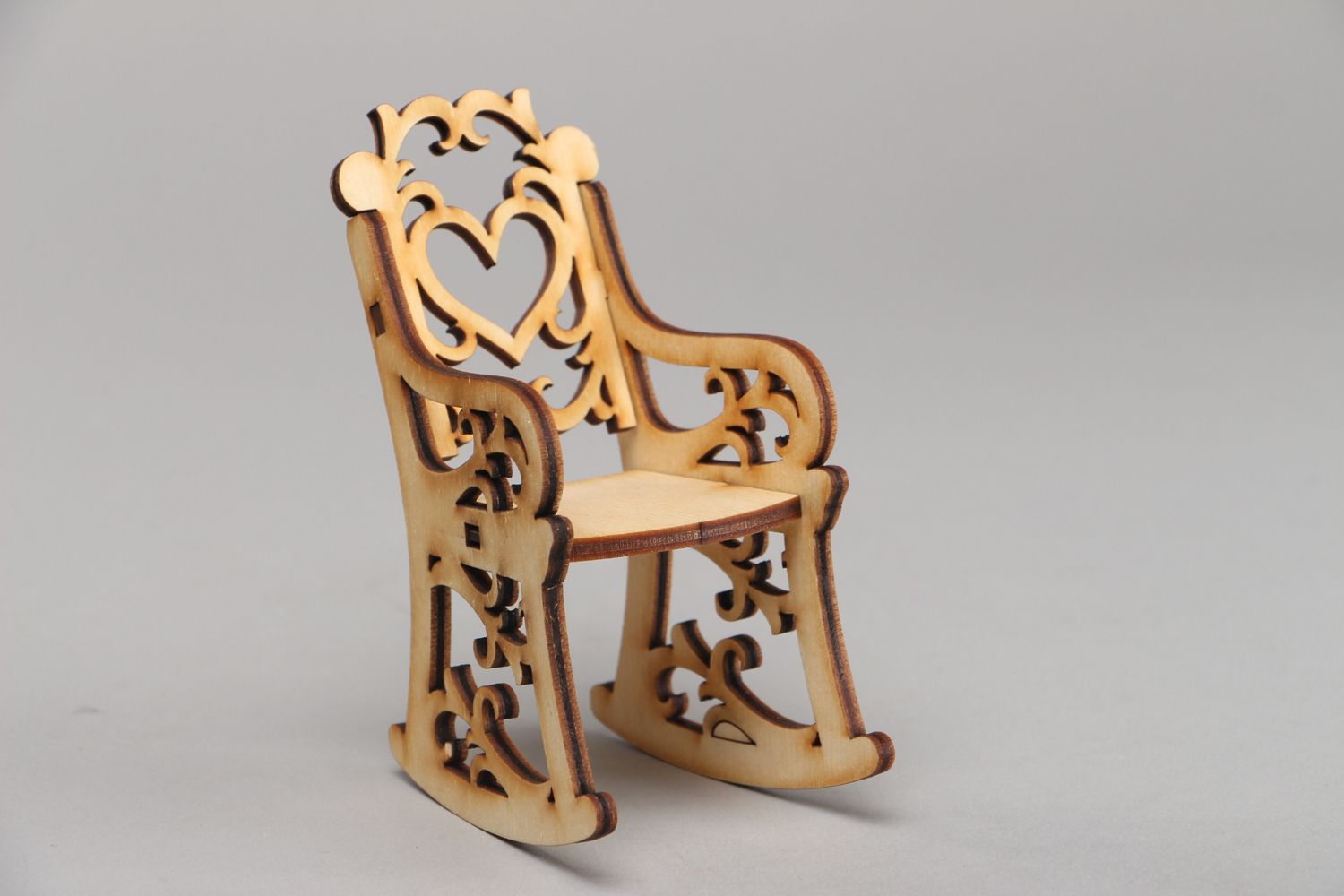Plywood craft blank for toy arm chair photo 1