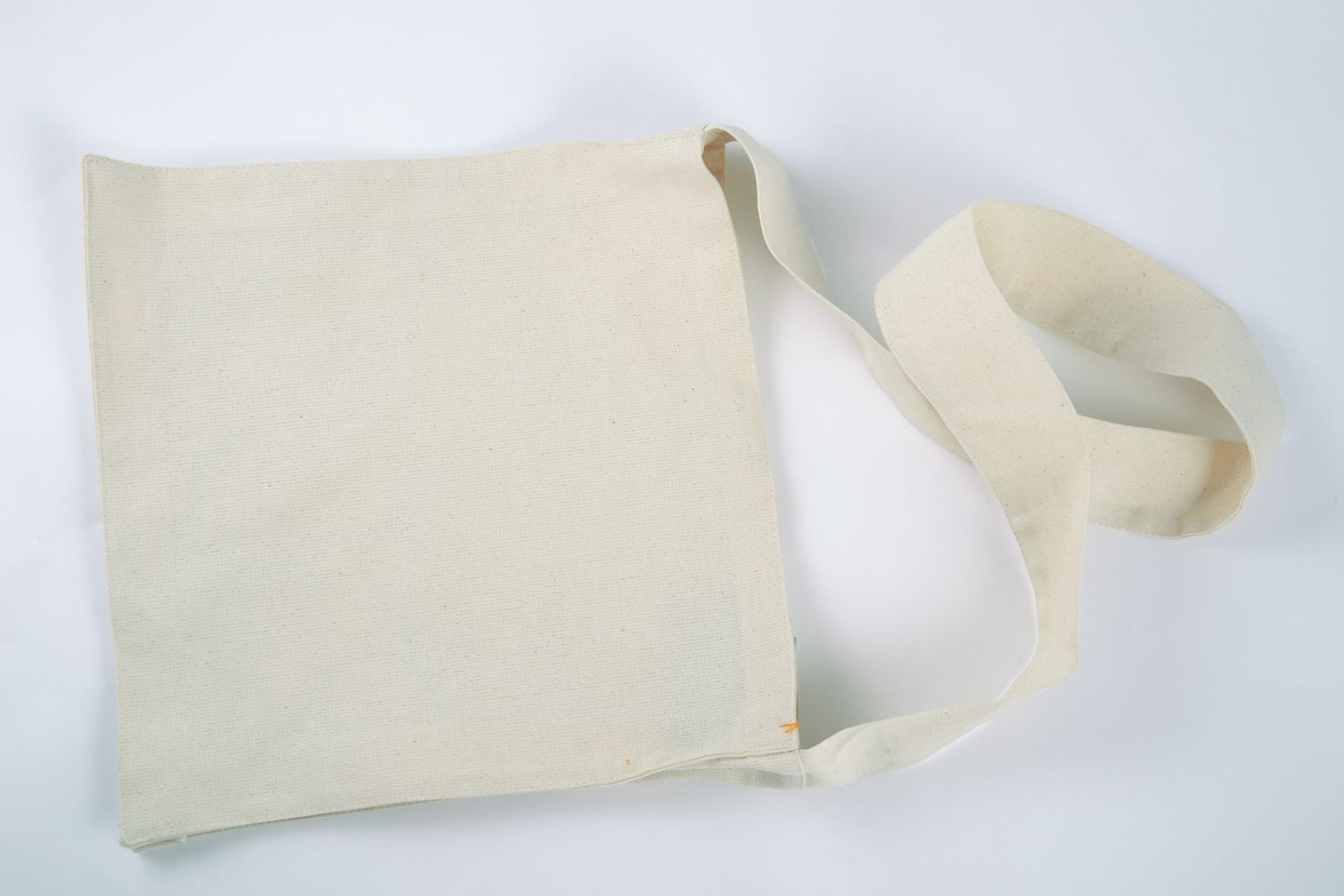 Текстильная сумка из конопляной ткани с росписью фото 3