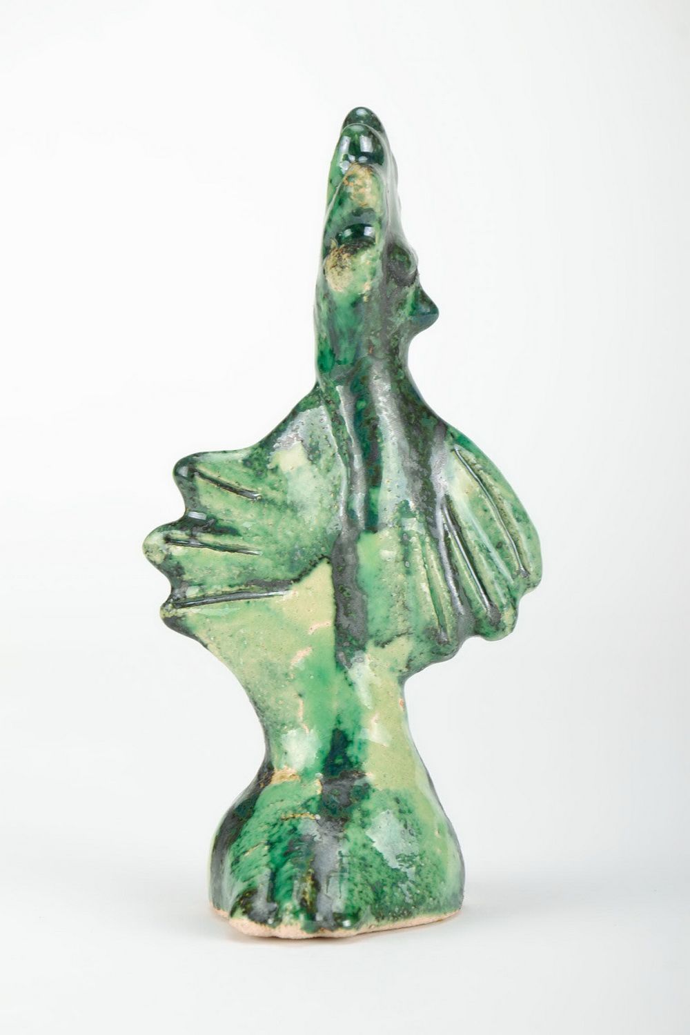 Estatueta artesanal de argila refractária Anjo foto 3