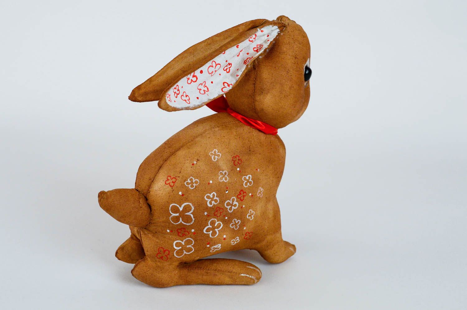 Aroma Kuscheltier Kaninchen Designer Spielzeug mit Bemalung handgemacht foto 3