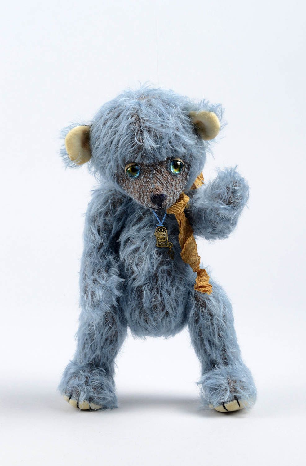 Fluffy toy handmade collectible toy interior toys for children nursery decor photo 4