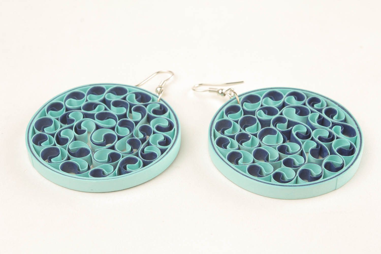 Quilling earrings photo 4