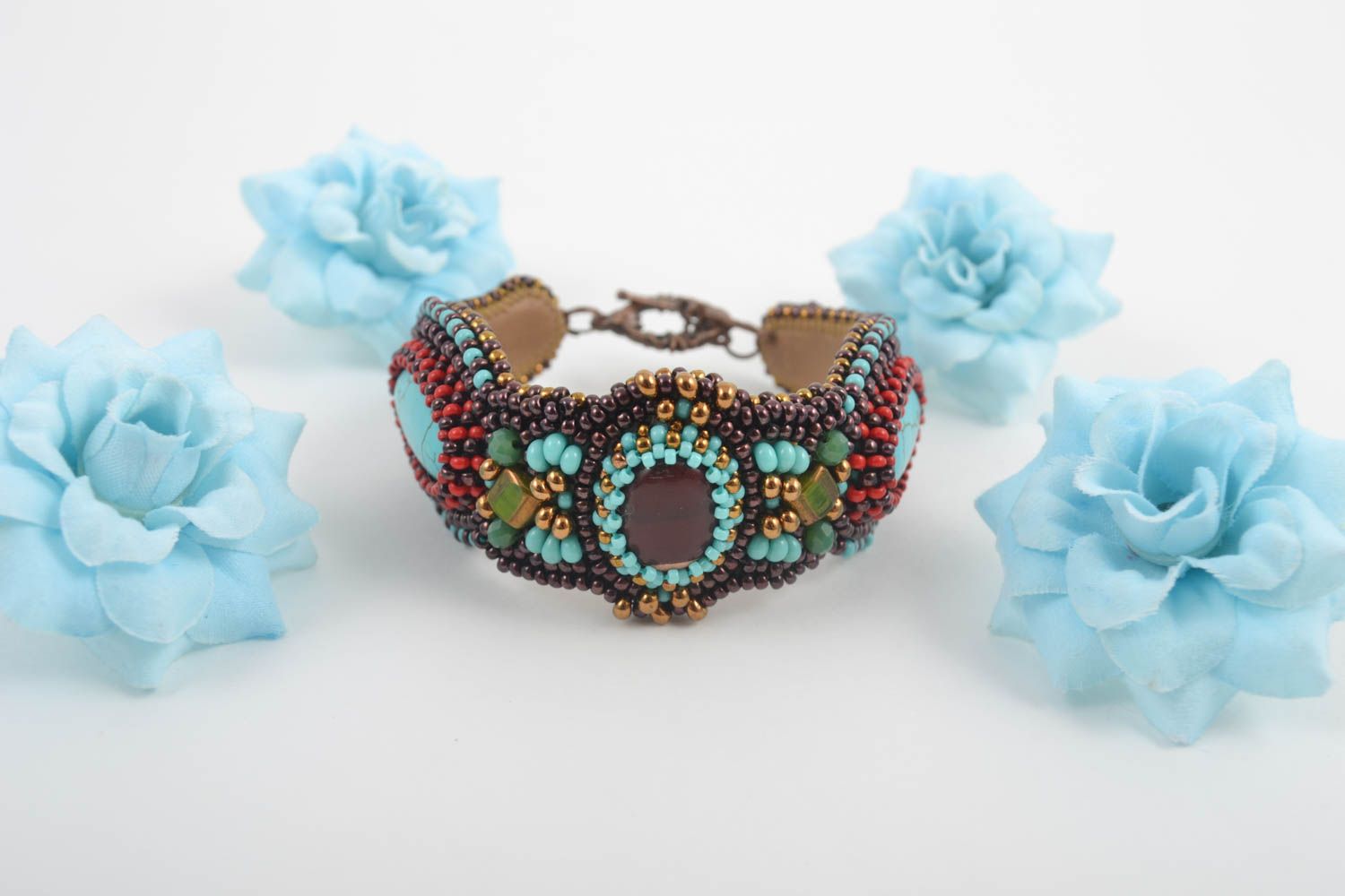 Handmade wrist cute bracelet elegant stylish bracelet beaded jewelry gift photo 1