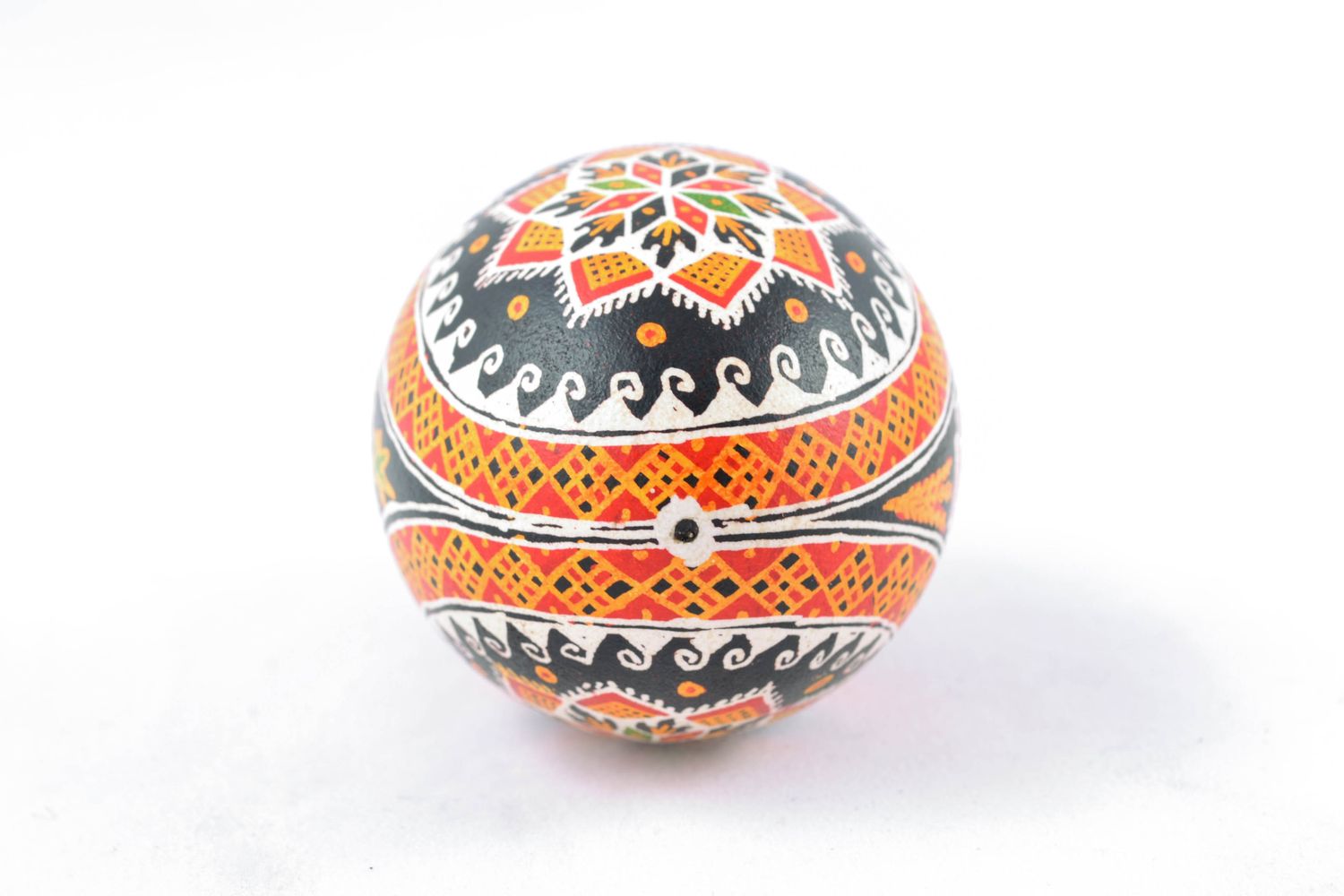Painted Easter goose egg gift for believers photo 4