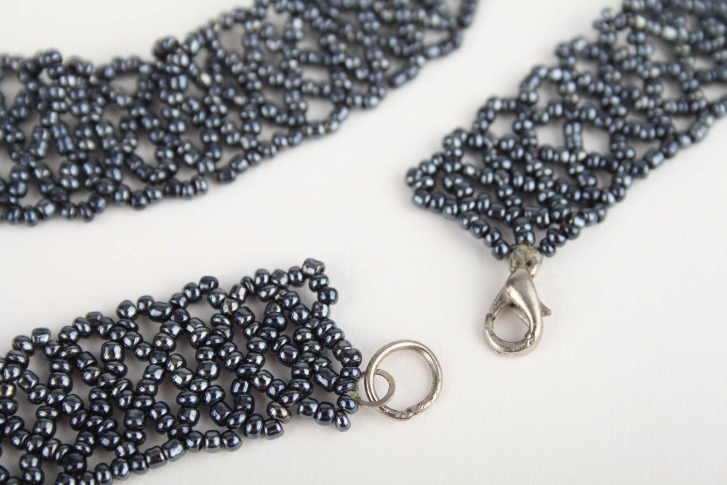 Handmade necklace jewelry with beads designer bijouterie beautiful accessory photo 5