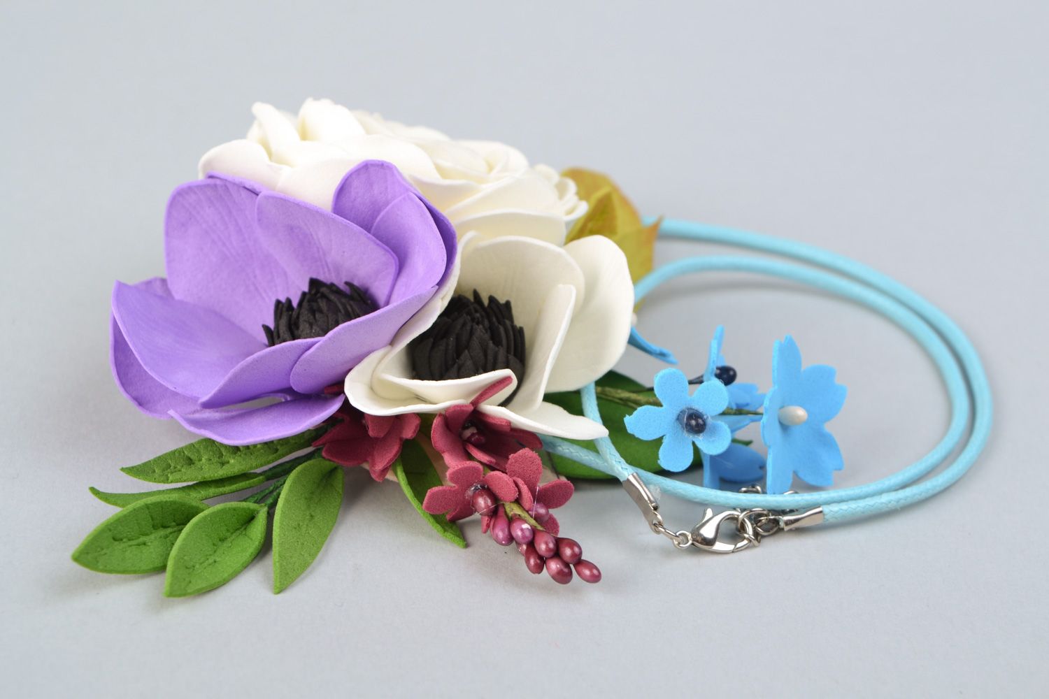 Handmade necklace designer necklace for women unusual gift wedding necklace photo 3