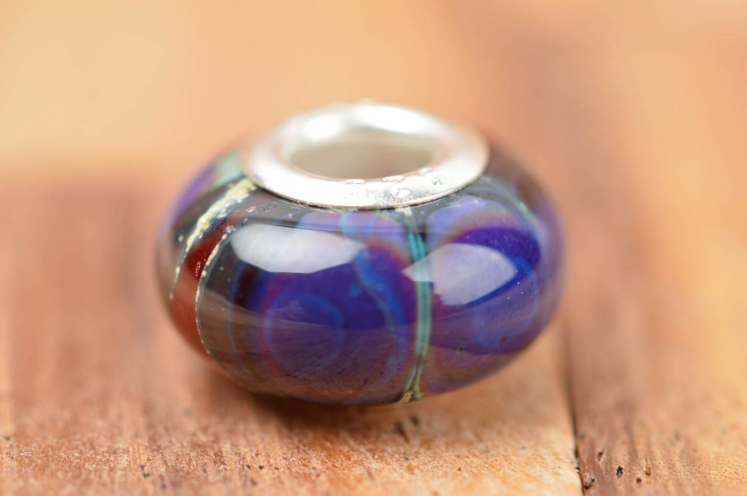 Perle en verre faite main Fourniture pour bijoux lampwork Loisirs créatifs photo 2