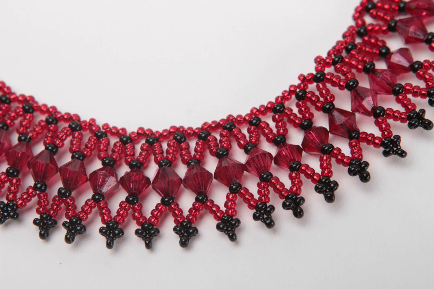Collana di perline fatta a mano originale di moda bigiotteria da donna foto 4