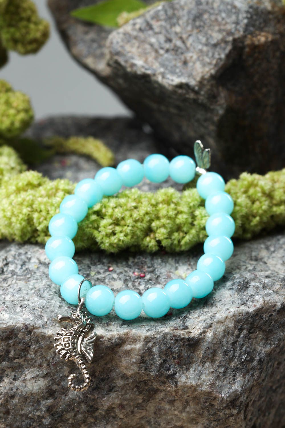 Handmade jewelry designer bracelet unusual gift for girls beads bracelet photo 1