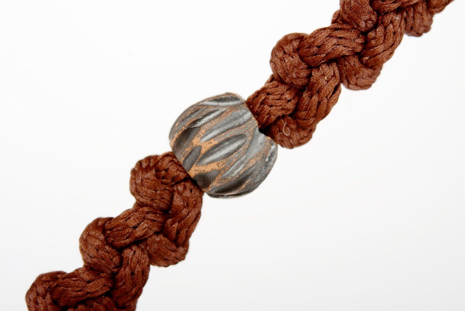 Handmade braided belt photo 3