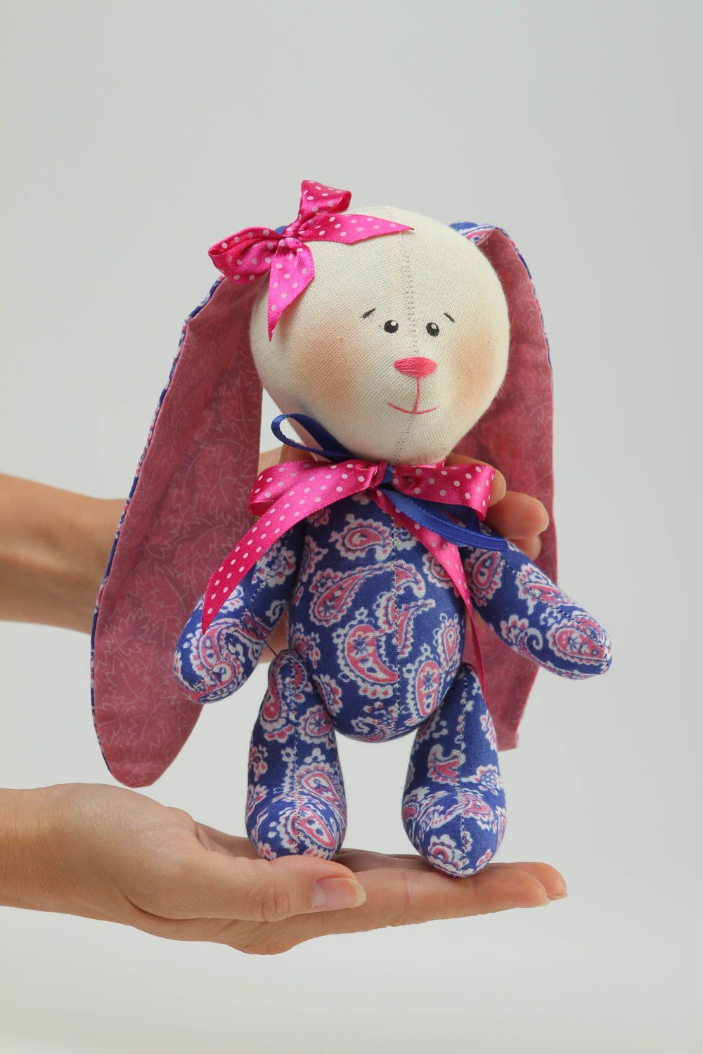 Juguete artesanal de tela de algodón muñeco de peluche regalo original foto 5