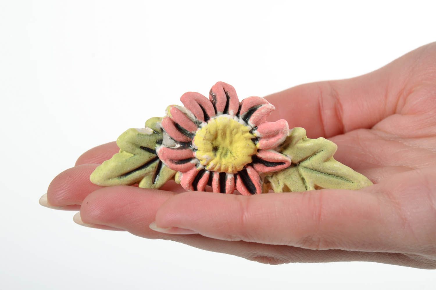 Magnet frigo en forme de fleur photo 2
