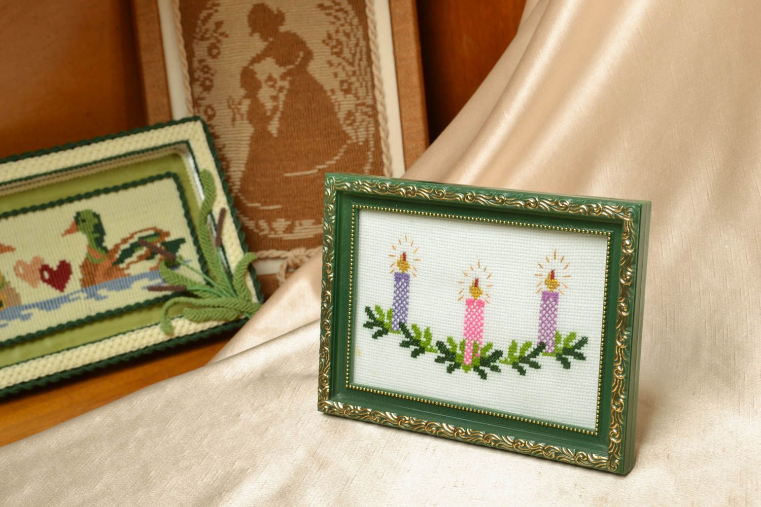 Embroidered picture Christmas photo 5