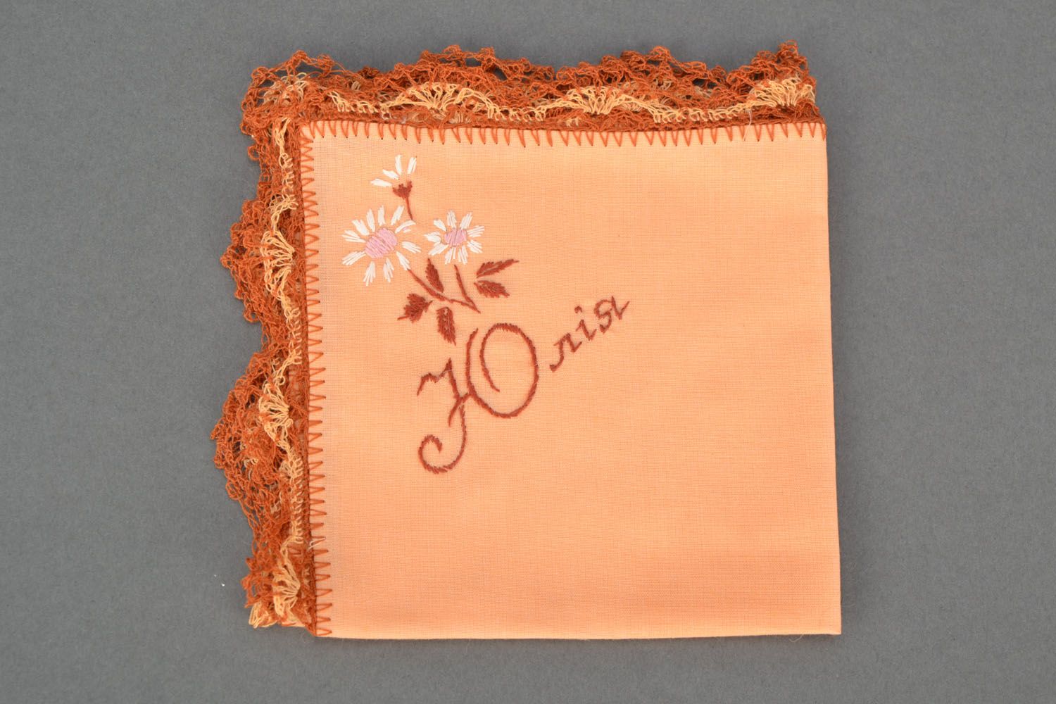 Handkerchief with name photo 2