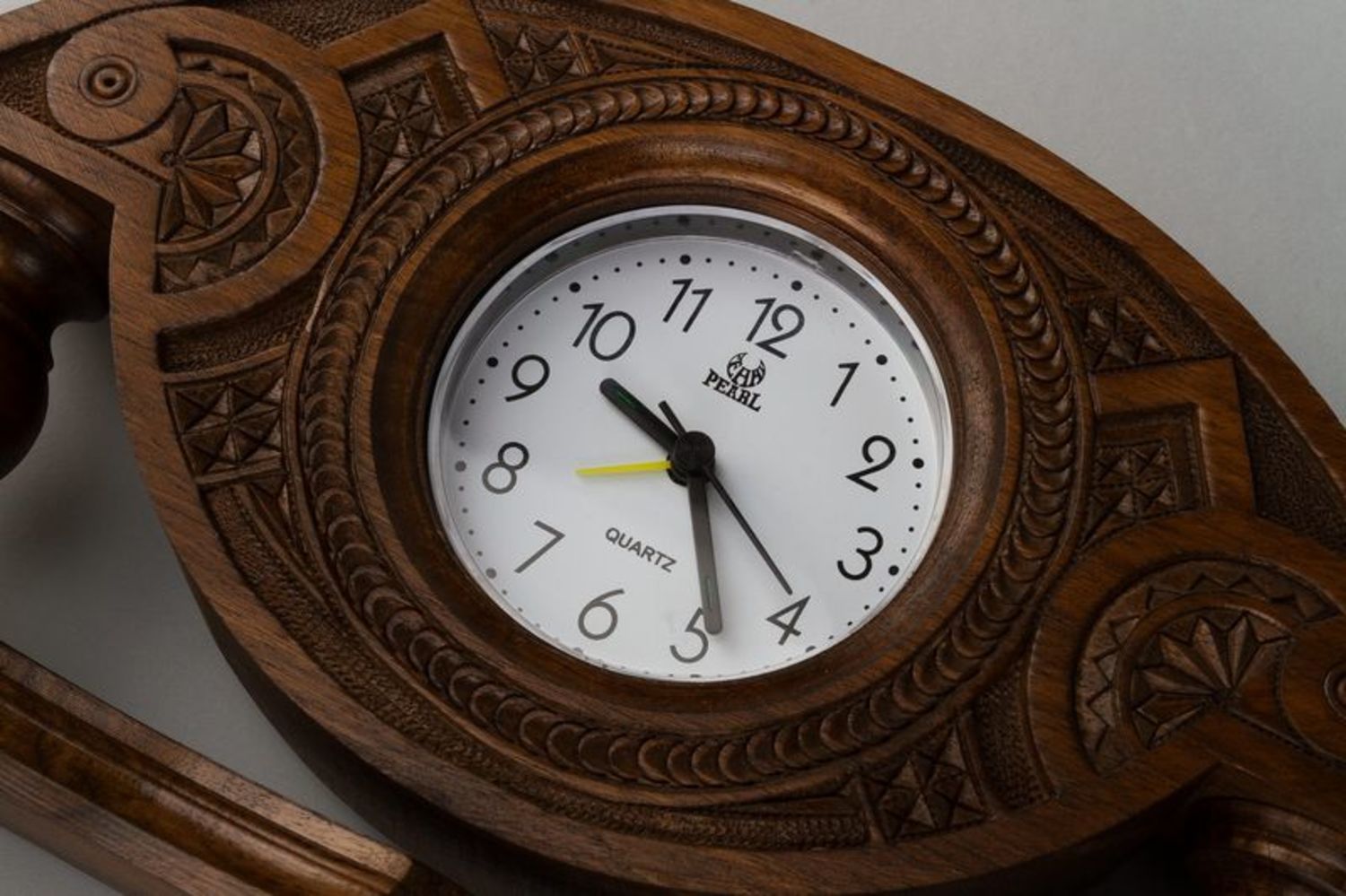 Wooden desktop clock  photo 2
