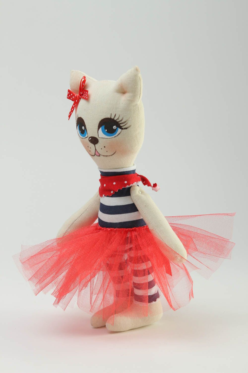 Juguete artesanal muñeca de peluche decorativa regalo original para niña foto 2