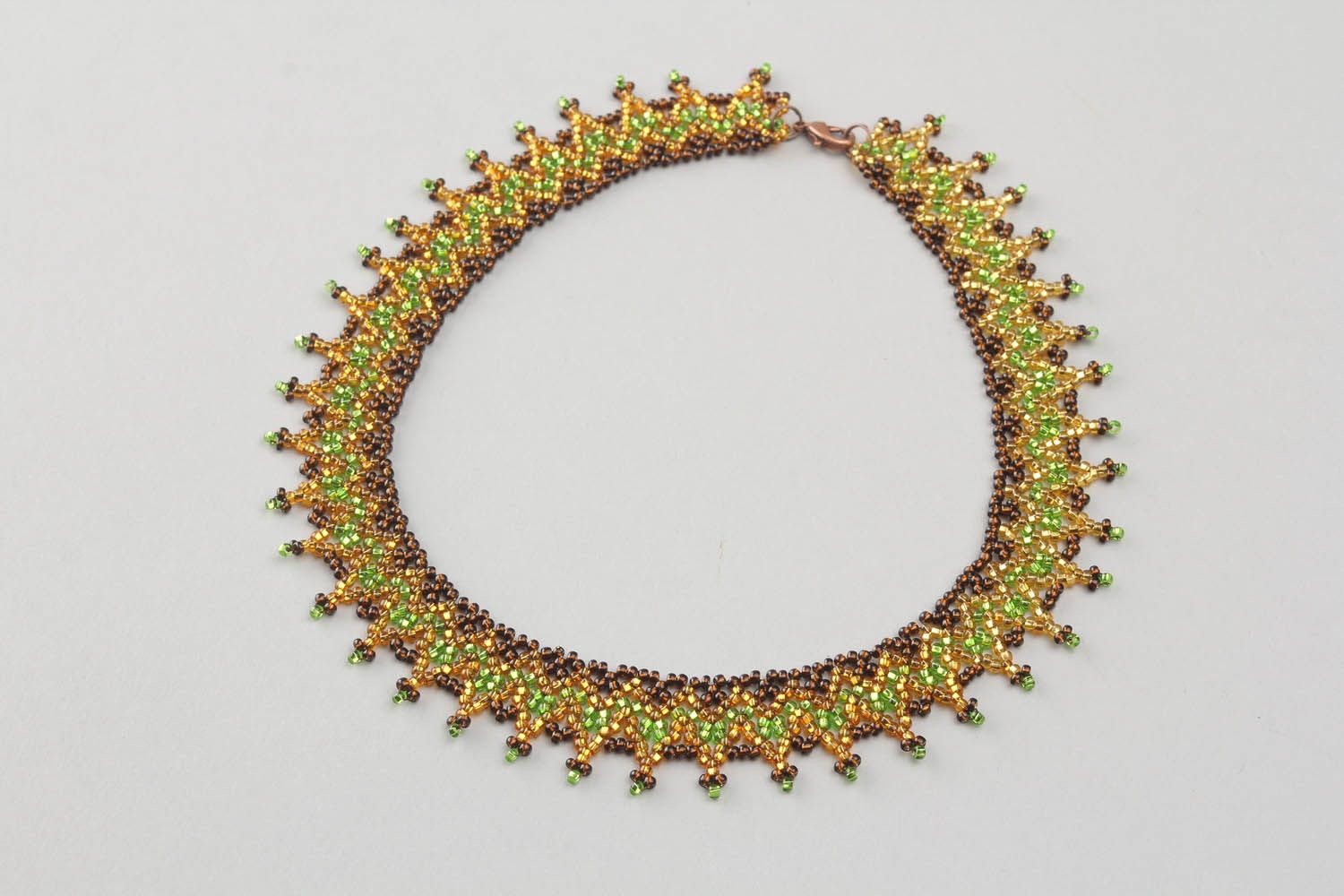 Necklace made of Czech beads Princess photo 5