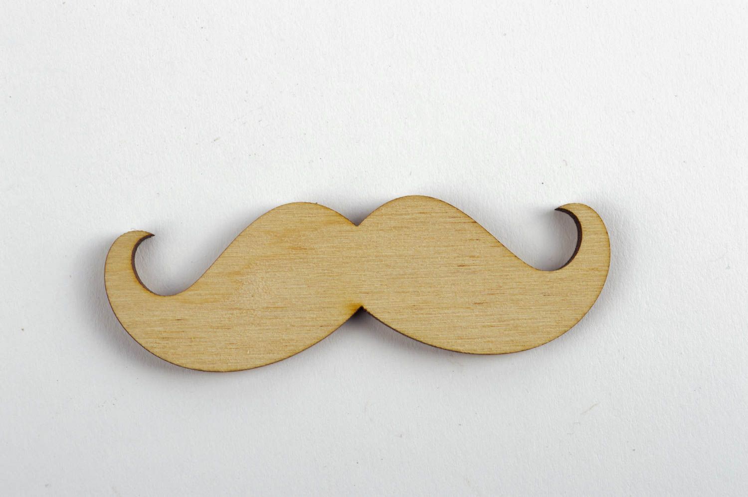 Forme en bois à peindre fait main moustache Loisirs créatifs scrapbooking photo 2