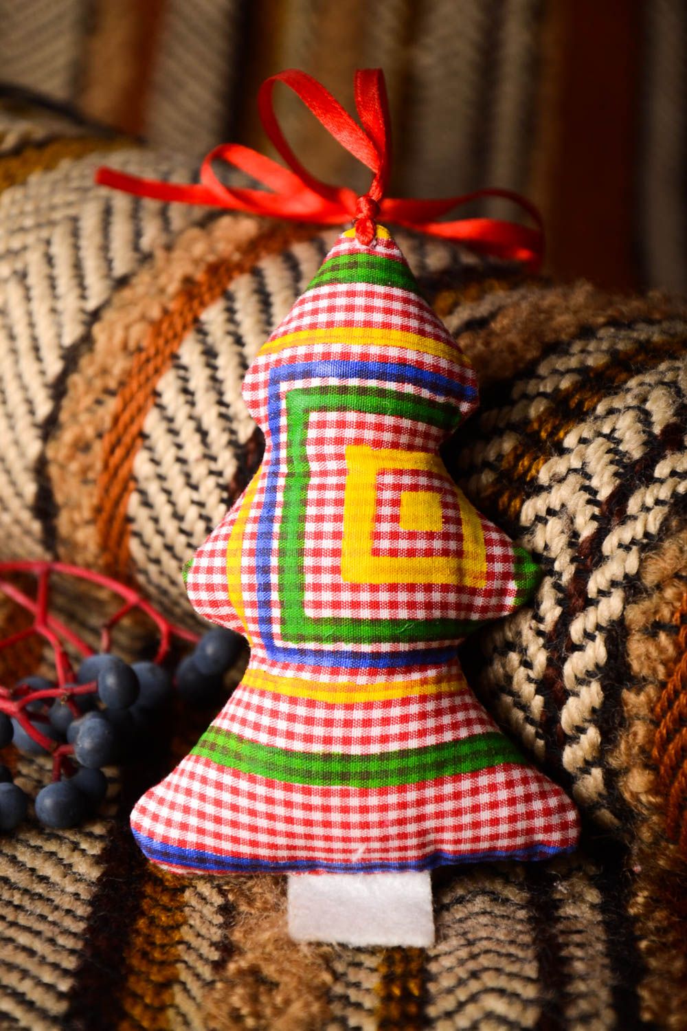 Deko zum Aufhängen handmade Designer Geschenk Textil Spielzeug Deko Anhänger  foto 1