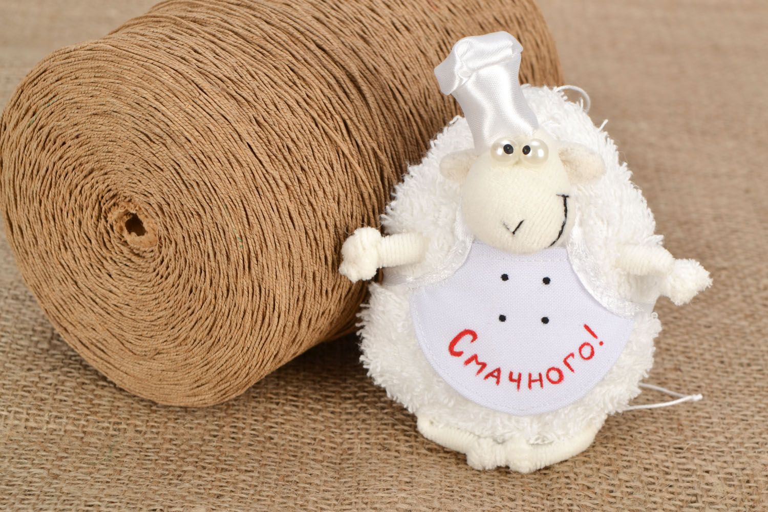 Soft toy Chef Sheep photo 1