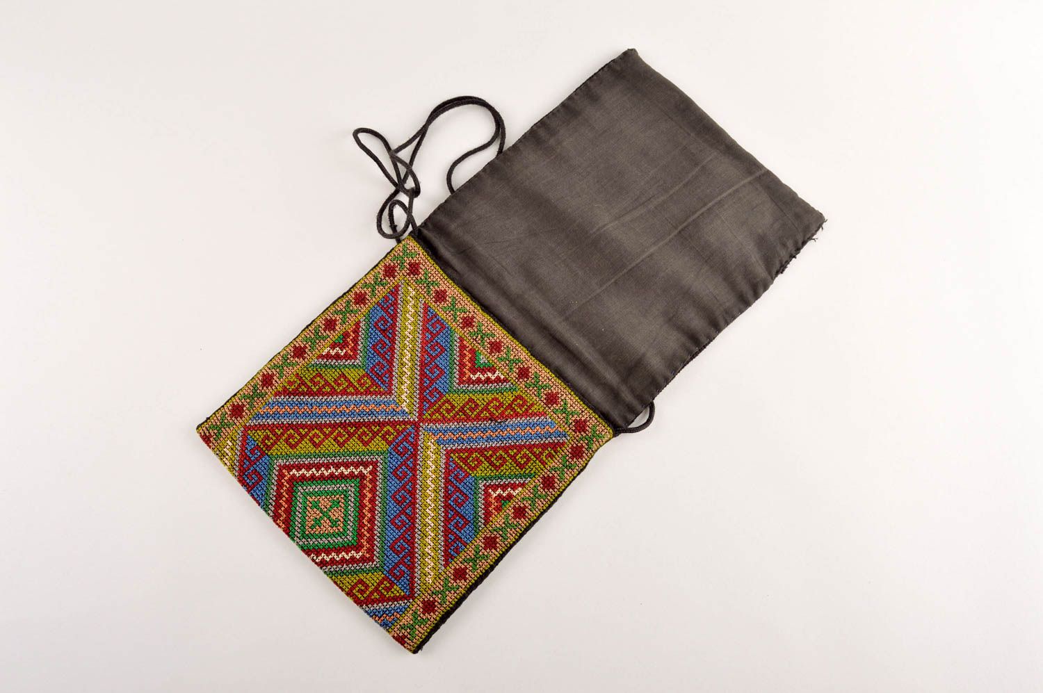 Bolso de tela artesanal moderno y estiloso accesorio para mujer regalo original foto 5