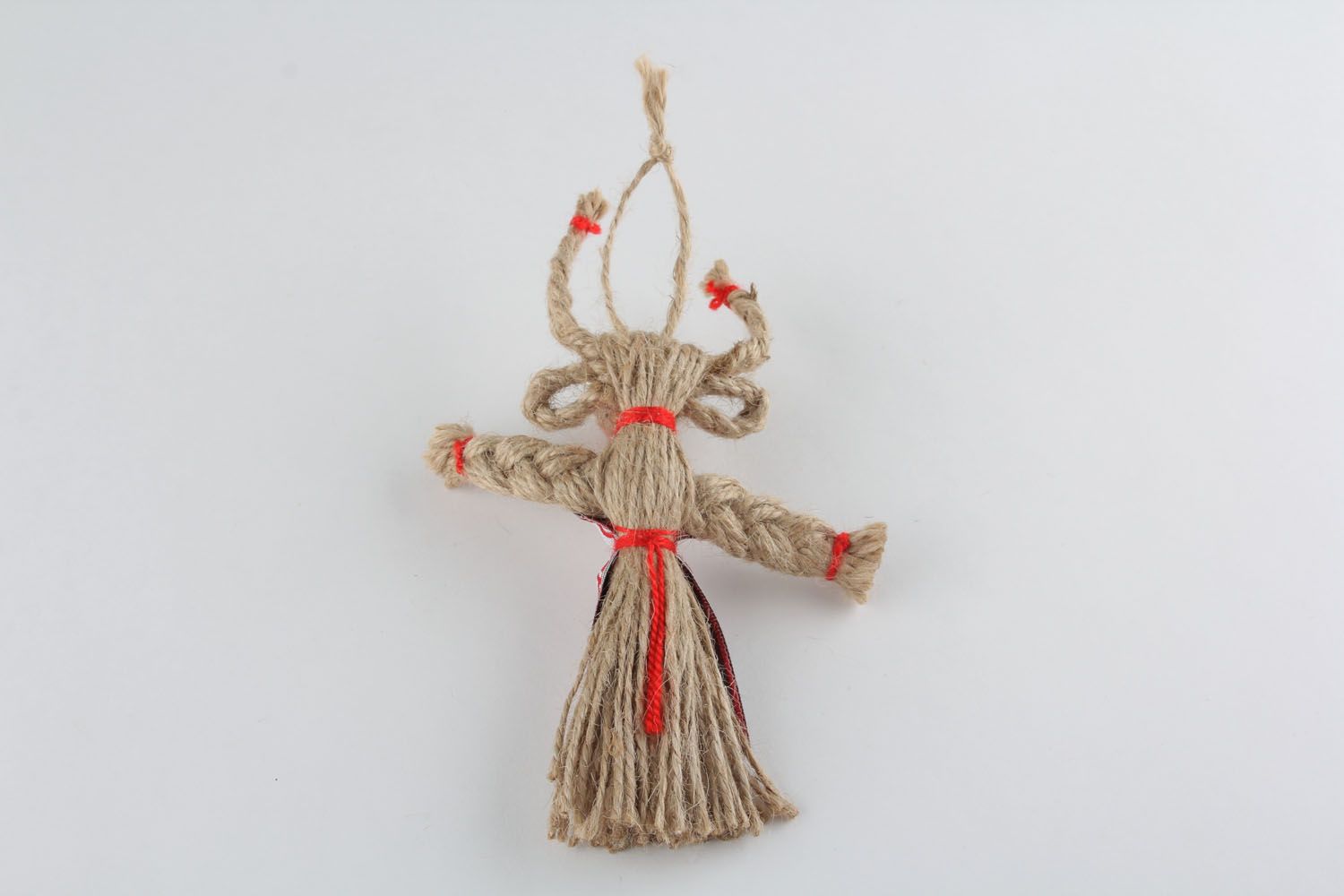 Souvenir etnico di spago fatto a mano amuleto talismano giocattolo slavo foto 3