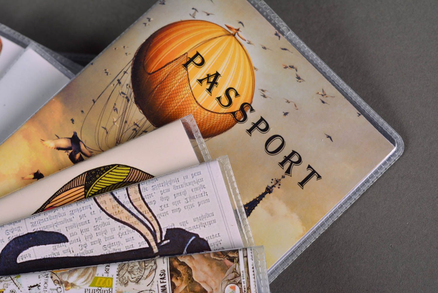 Handmade Reisepass Umschlag Pass Schutzhülle Geschenk für Mädchen London schön foto 2