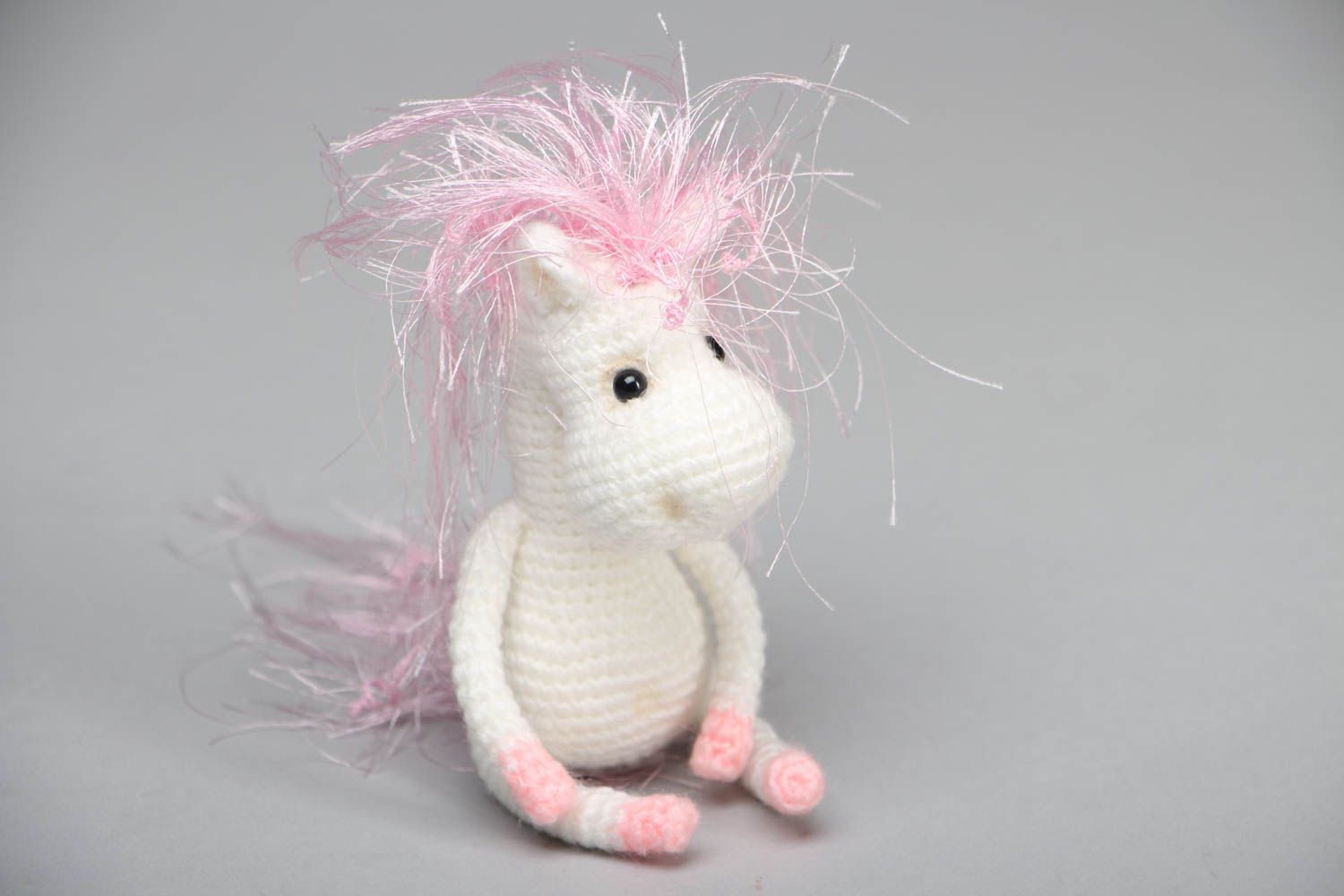 Designer crochet toy Pony photo 1