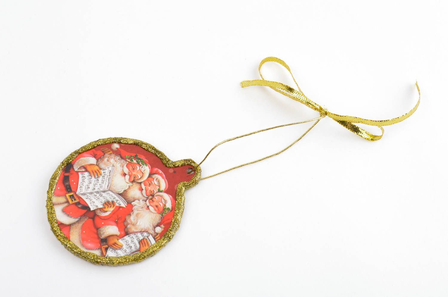Handmade pendant for New Year tree unusual Christmas toy gift ideas decor ideas photo 5