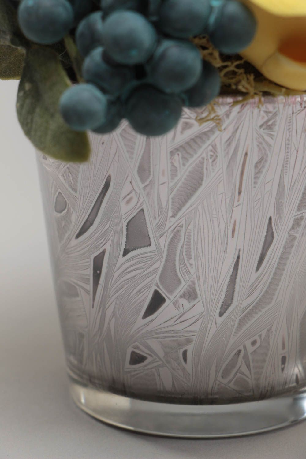 Decorative artificial flowers made of polymer clay handmade designer Roses photo 4
