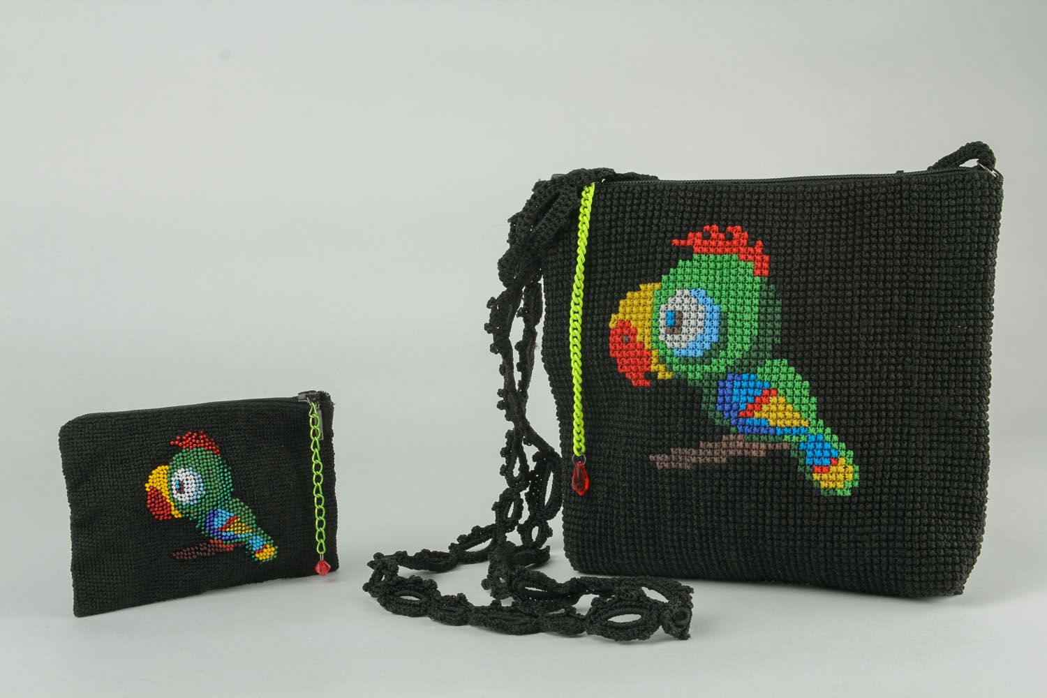 Crochet bag and wallet photo 3
